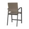 Lesro Newport Hip Chair Metal Frame, Charcoal, MD Farro Upholstery NP1161 - alternate 3